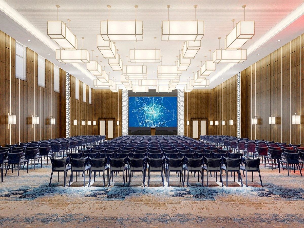 Sala congressi con LED wall e videoproiezione a Bari